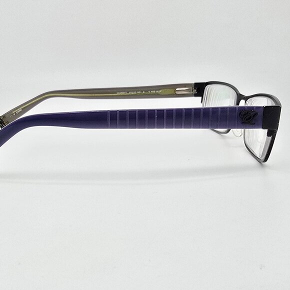 English Laundry Hannett Black and Blue Eyeglasses Frame w/ Flexhinge 54-17-140 - Picture 5 of 13